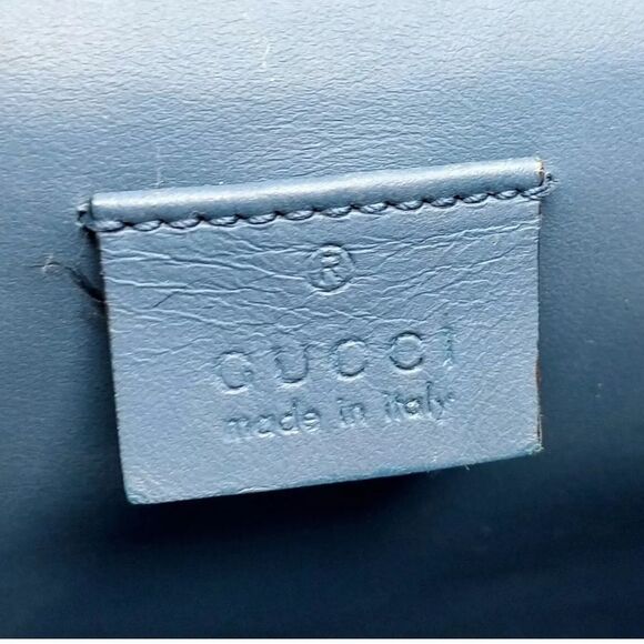 Auth Gucci Cerulean Blue Suede Dionysus Shoulder Bag Medium - Picture 7 of 9